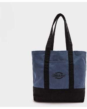 Dickies Logo Canvas Tote Bag - Blue