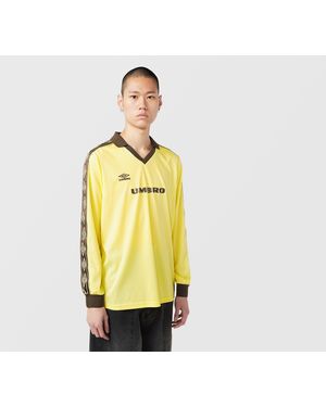 Umbro Sports Culture Taped Long Sleeve Jersey - Yellow