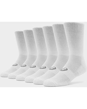 Asics 3-Pack Crew Socks - White