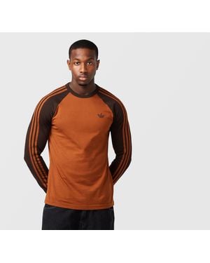 adidas Originals Adicolor 3-Stripe Long Sleeve T-Shirt - Black