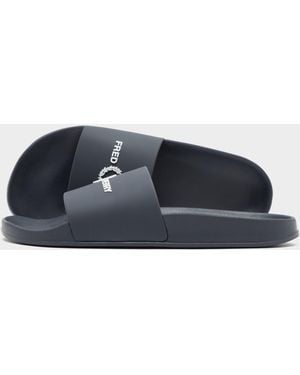 Fred Perry Branded Slides - Blue
