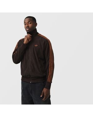 adidas Originals Corduroy Firebird Track Top - Black
