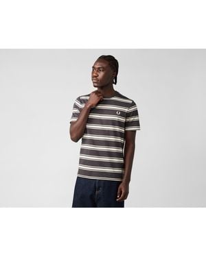 Fred Perry Stripe T-shirt - Black