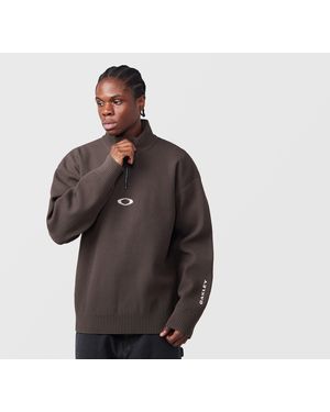 Oakley New Retro 1/4 Zip Jumper 1.0 - Black