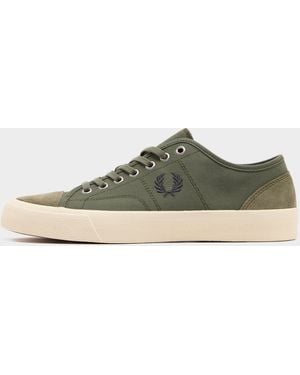 Fred Perry Hughes Canvas Plimsoll - Green