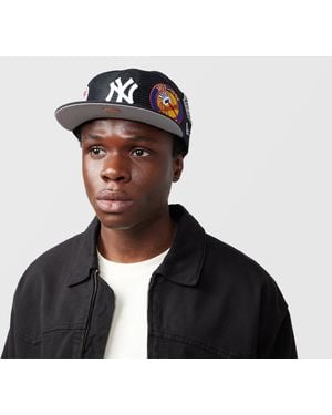 KTZ Ny Yankees Badge 59Fifty Mesh Cap - Black