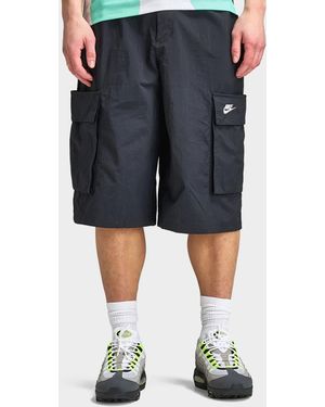 Nike Club Oversized Cargo Shorts - Black