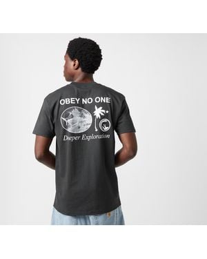 Obey Deeper Exploration T-Shirt - Black
