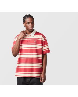 Timberland Short Sleeve Rugby Polo - Red