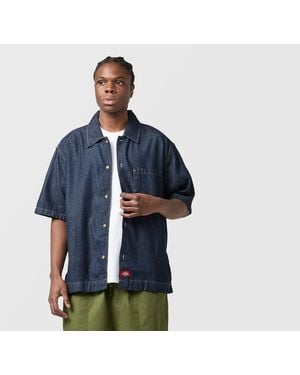 Dickies Denim Short Sleeve Shirt - Blue