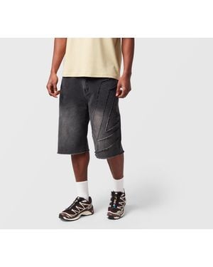 Umbro Sports Culture Washed Drill Shorts - Black