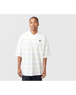 Nike Club Oversized Polo Shirt - White