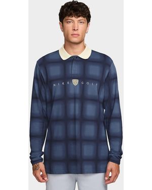 Nike Golf Fairway Fresh Long Sleeve Polo - Blue