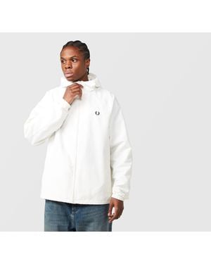 Fred Perry Hooded Shell Jacket - White
