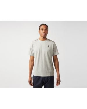Aquascutum Club Check Detail T-Shirt - Black