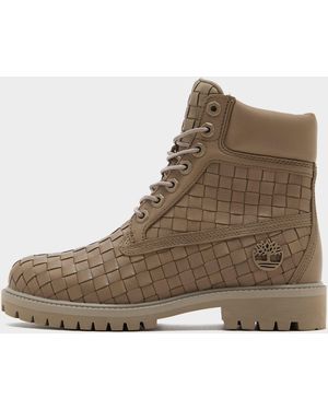 Timberland Textured Premium 6 Inch Boot - Brown