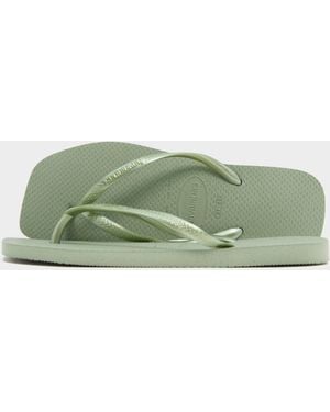 Havaianas Slim Square Flip Flops - Green