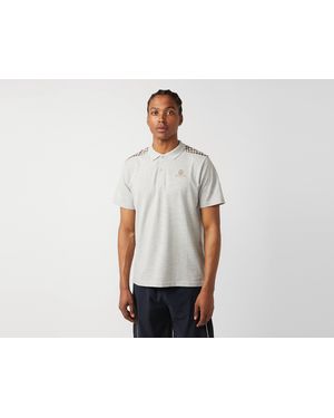 Aquascutum Club Check Detail Polo Shirt - Black