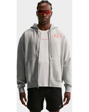 Nike Full Zip Running Hoodie - Black