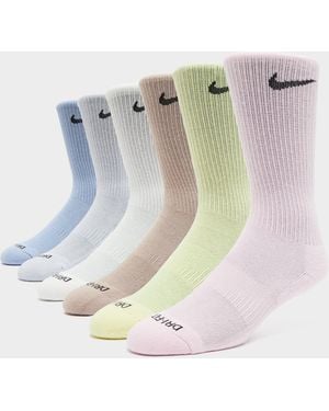 Nike 6-Pack Everyday Cushioned Training Crew Socks - Multicolour