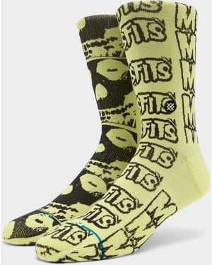 Stance Misfits Collection Crew Socks - Green