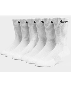 Nike 6-Pack Everyday Cushioned Training Crew Socks - Grey