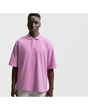 Nike Club Washed Polo Shirt - Pink