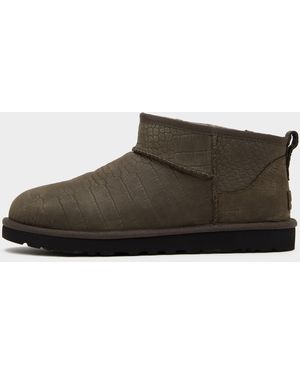 UGG Classic Ultra Mini Embossed Boot - Black