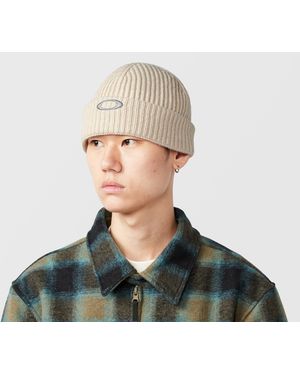 Oakley Ellipse Ribbed Beanie - Natural