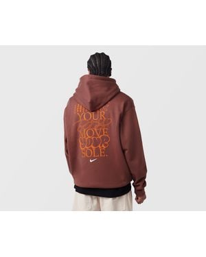 Nike Solo Swoosh Graphic Hoodie - Red
