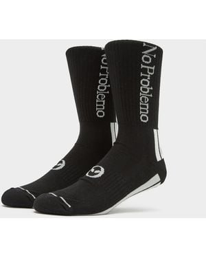 No Problemo Logo Socks - Black