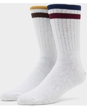 adidas Originals Ribbed Crew Socks 2-Pack - Black