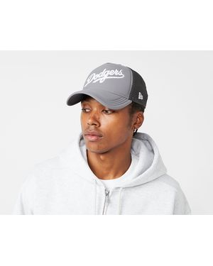 KTZ La Dodgers Mlb 9Forty A-Frame Trucker Cap - Grey
