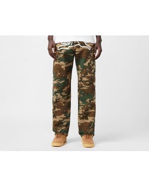 ICECREAM Running Dog Camo Cargo Trousers - Black