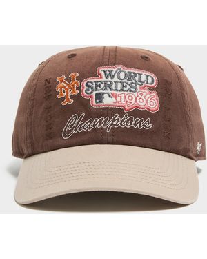 '47 New York Mets World Series Clean Up Cap - Brown