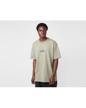 Nike Stitch Script T-Shirt - Green