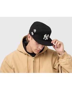 KTZ New York Yankees Cooperstown Pillbox Pin Cap - Black