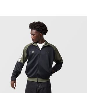 Fred Perry X Meyba Taped Track Jacket - Black