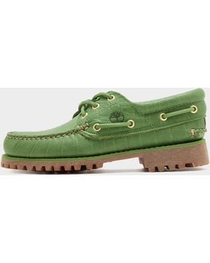 Timberland 3 Eye Authentic Boat Shoe - Green