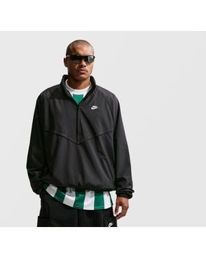 Nike Windrunner 1/2 Zip Jacket - Black