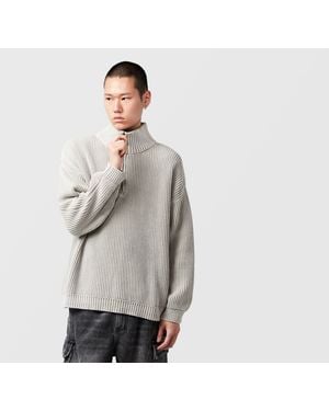 Alte Systems Ledger 1/4 Zip Knit - White