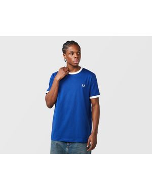 Fred Perry Ringer T-Shirt - Blue