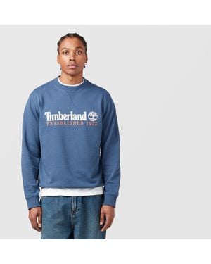 Timberland Embroidery Logo Sweatshirt - Blue