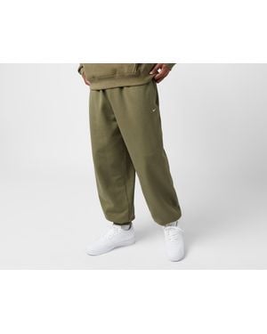 Nike Solo Swoosh Fleece Trousers - Green