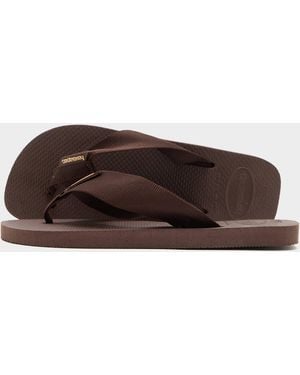 Havaianas Urban Basic Material Flip Flops - Brown