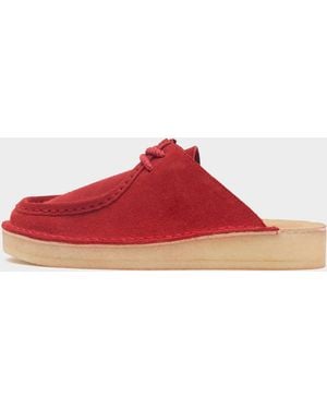 Clarks Desert Nomad Mule - Red