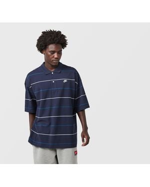 Nike Club Oversized Polo Shirt - Blue