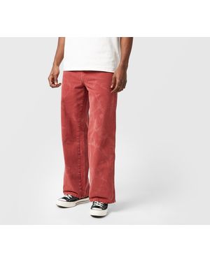 Dickies 958 Baggy Straight Work Jeans - Red