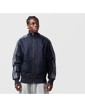 adidas Originals Firebird Denim Track Top - Blue