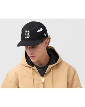 KTZ Atlanta Braves Heritage Retro Crown 9Fifty Cap - Black